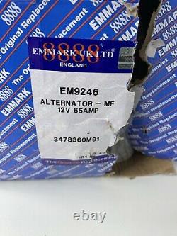Alternator 12V 65 Amp EM9246 3478360M91 Massey Ferguson 300/3000 series case IH