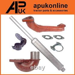 Exhaust Manifold AD4.203 Elbow & Silencer Kit for Massey Ferguson 165 Tractor
