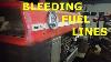 Massey Ferguson 180 Bleeding The Diesel Fuel Lines After Running Out Of Diesel