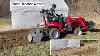 Subcompact Tractor Tilling And Grading To Plant Tree Seedlings Massey Ferguson 1723e