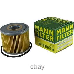 3x Mann-filter Filtro De Aceite H 1018/2 N + 3x Liqui Moly Cera Tec 3721