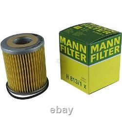 3xmann-filter Ölfilter-h 813/1 X +3xliqui Moly Pro-line Motorspülung/3x Cera Tec