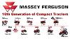 Histoire Des Tracteurs Compacts Massey Ferguson 1978 À 2022 10 Générations