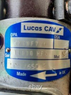 Lucas Cav Dpa 3249f720 Pompe À Injecteur De Carburant Pour Le Moteur De Perkins 4.203