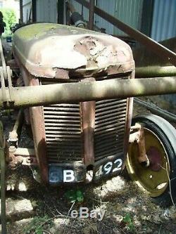 Vintage Tracteur Massey Ferguson Te-20 P3 Perkins Diesel Engine Barn Trouver
